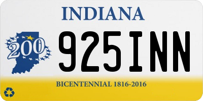 IN license plate 925INN