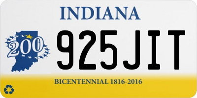 IN license plate 925JIT