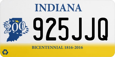 IN license plate 925JJQ