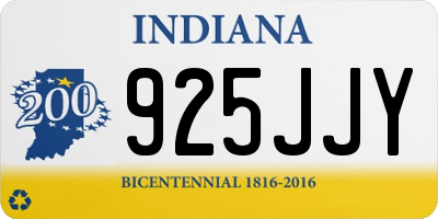 IN license plate 925JJY