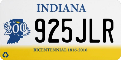 IN license plate 925JLR
