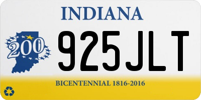 IN license plate 925JLT