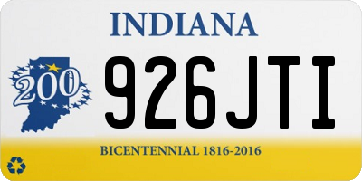 IN license plate 926JTI