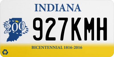 IN license plate 927KMH