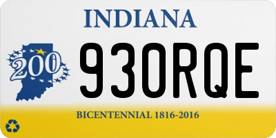 IN license plate 930RQE