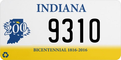 IN license plate 931O