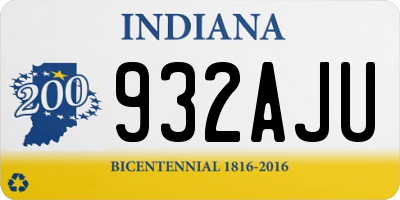 IN license plate 932AJU