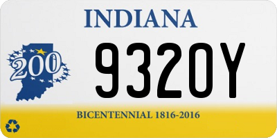 IN license plate 932OY