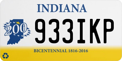IN license plate 933IKP