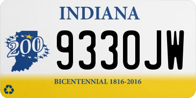 IN license plate 933OJW