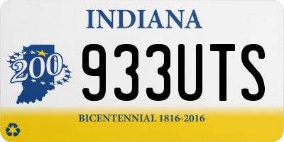 IN license plate 933UTS