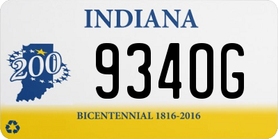IN license plate 934OG