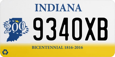 IN license plate 934OXB