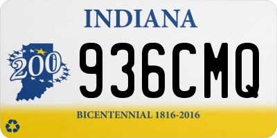 IN license plate 936CMQ