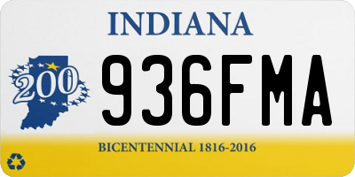 IN license plate 936FMA