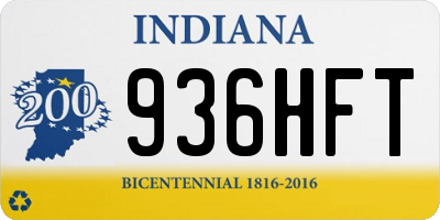 IN license plate 936HFT