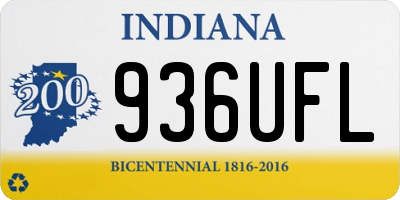 IN license plate 936UFL