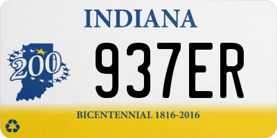 IN license plate 937ER