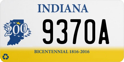 IN license plate 937OA