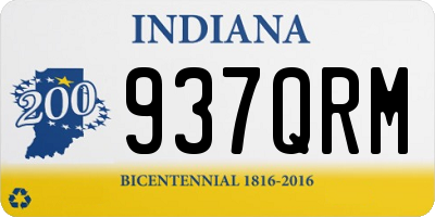 IN license plate 937QRM