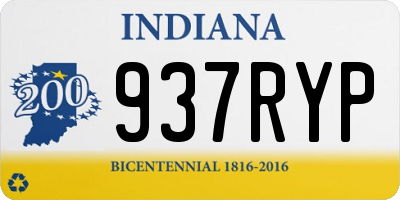 IN license plate 937RYP