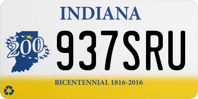 IN license plate 937SRU