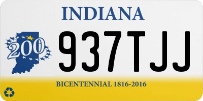 IN license plate 937TJJ