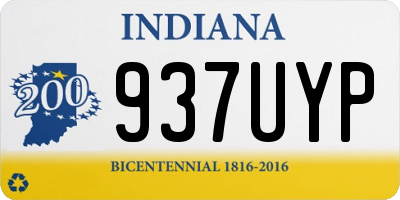 IN license plate 937UYP