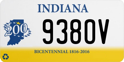 IN license plate 938OV