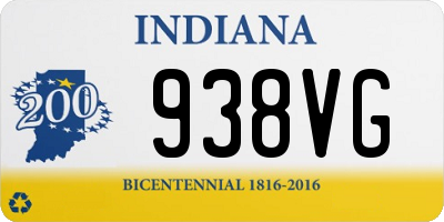IN license plate 938VG