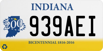 IN license plate 939AEI