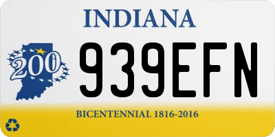 IN license plate 939EFN