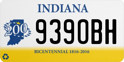 IN license plate 939OBH