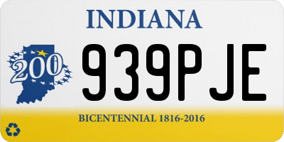 IN license plate 939PJE