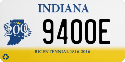 IN license plate 940OE