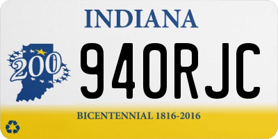 IN license plate 940RJC