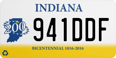 IN license plate 941DDF