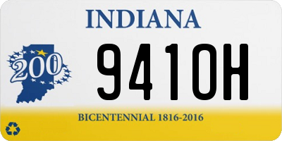 IN license plate 941OH