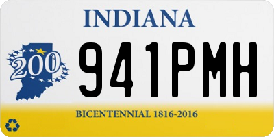 IN license plate 941PMH