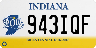IN license plate 943IQF