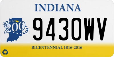 IN license plate 943OWV