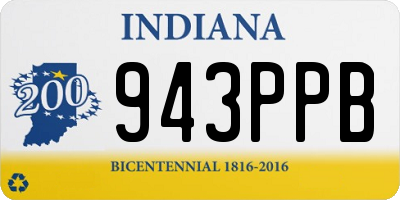 IN license plate 943PPB