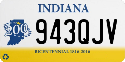 IN license plate 943QJV