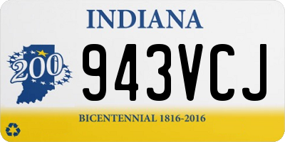 IN license plate 943VCJ