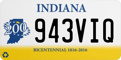 IN license plate 943VIQ