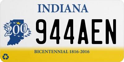 IN license plate 944AEN