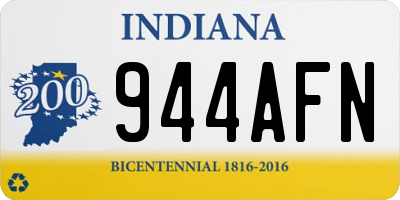 IN license plate 944AFN