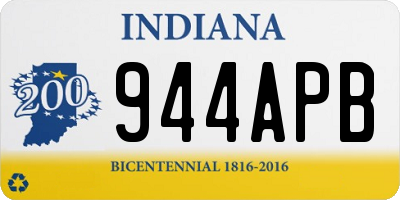 IN license plate 944APB