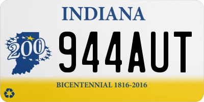 IN license plate 944AUT
