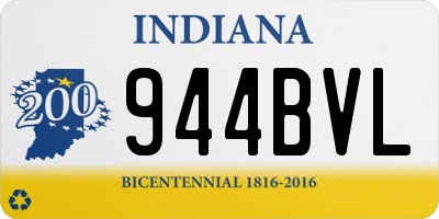 IN license plate 944BVL